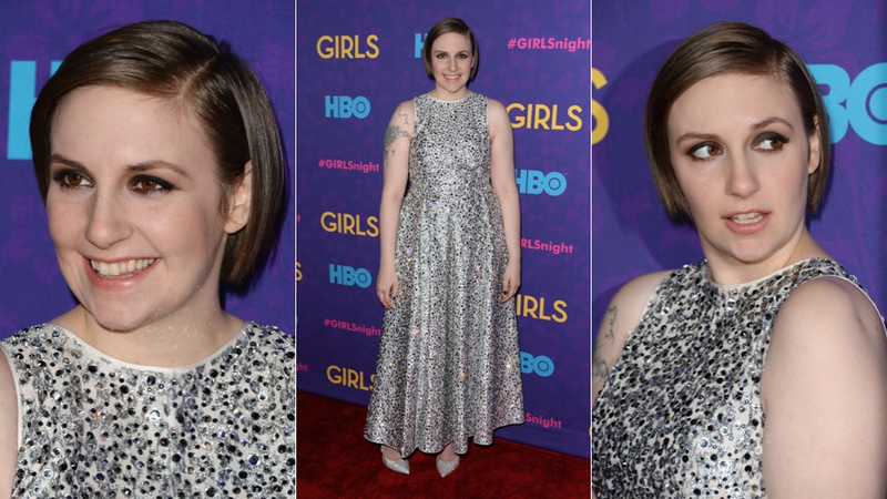 Illustration for article titled Awkward Hemlines and Slinky Slip Dresses at the Girls Premiere
